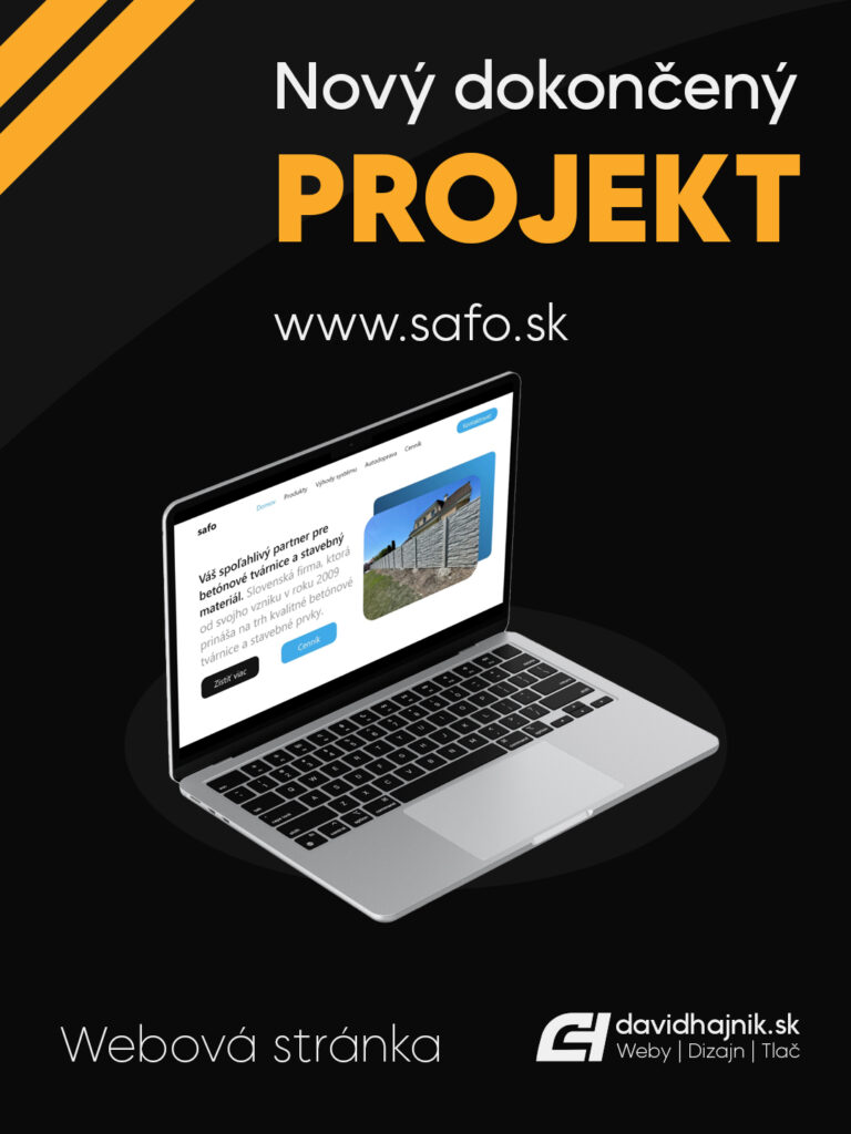 web, dizajn, safo