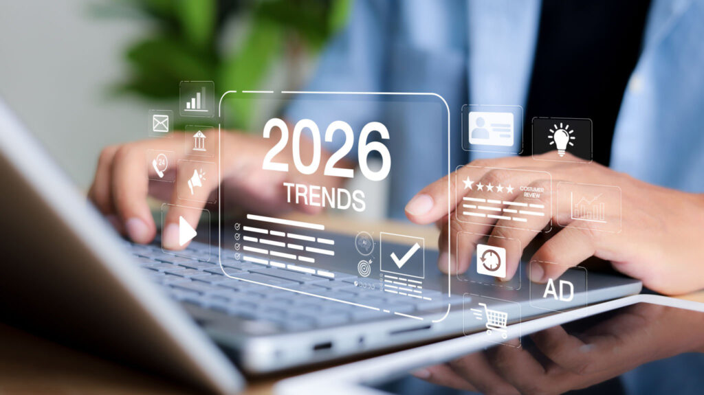 Grafické trendy 2026: Odvážna typografia, neo-brutalizmus a návrat maximalizmu 1 grafické trendy 2026